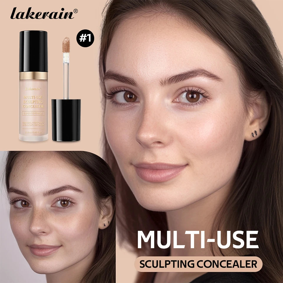 5 Color Liquid Face Concealer Waterproof Oil Control Foundation
