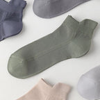 Cotton Polyester Ankle Socks Breathable Mesh Summer Casual Footwear