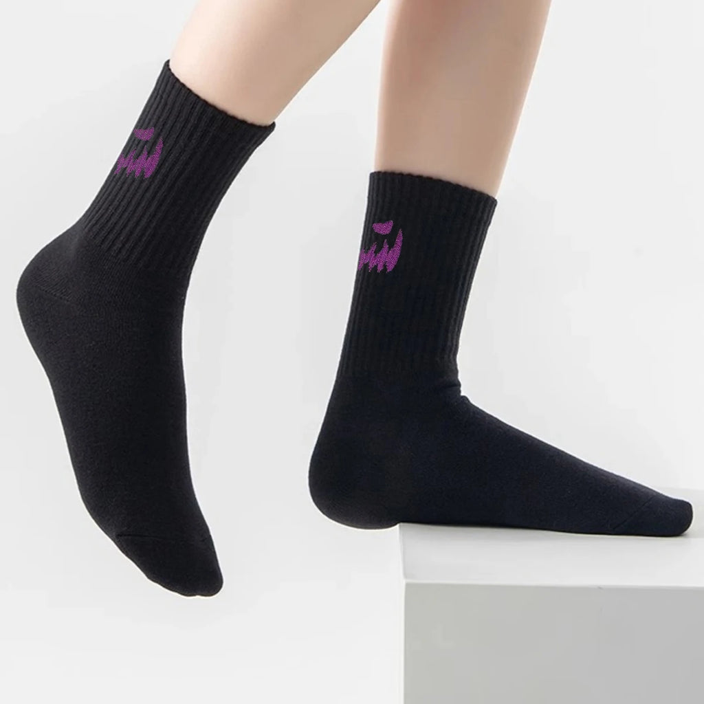 Unisex Halloween Themed Polyester Crew Socks