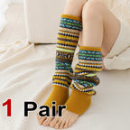 Polyester Bohemian Striped Leg Warmers