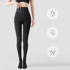 Fleece Lined Nylon Elastane Winter Tights