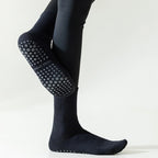 Cotton Polyester Non Slip Yoga Pilates Fitness Mid Tube Socks