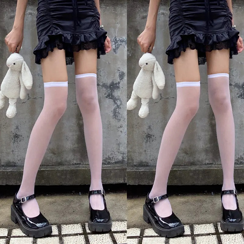 Polyester Stockings Over The Knee Socks