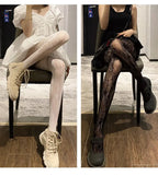 Floral Lace Mesh Women Tights