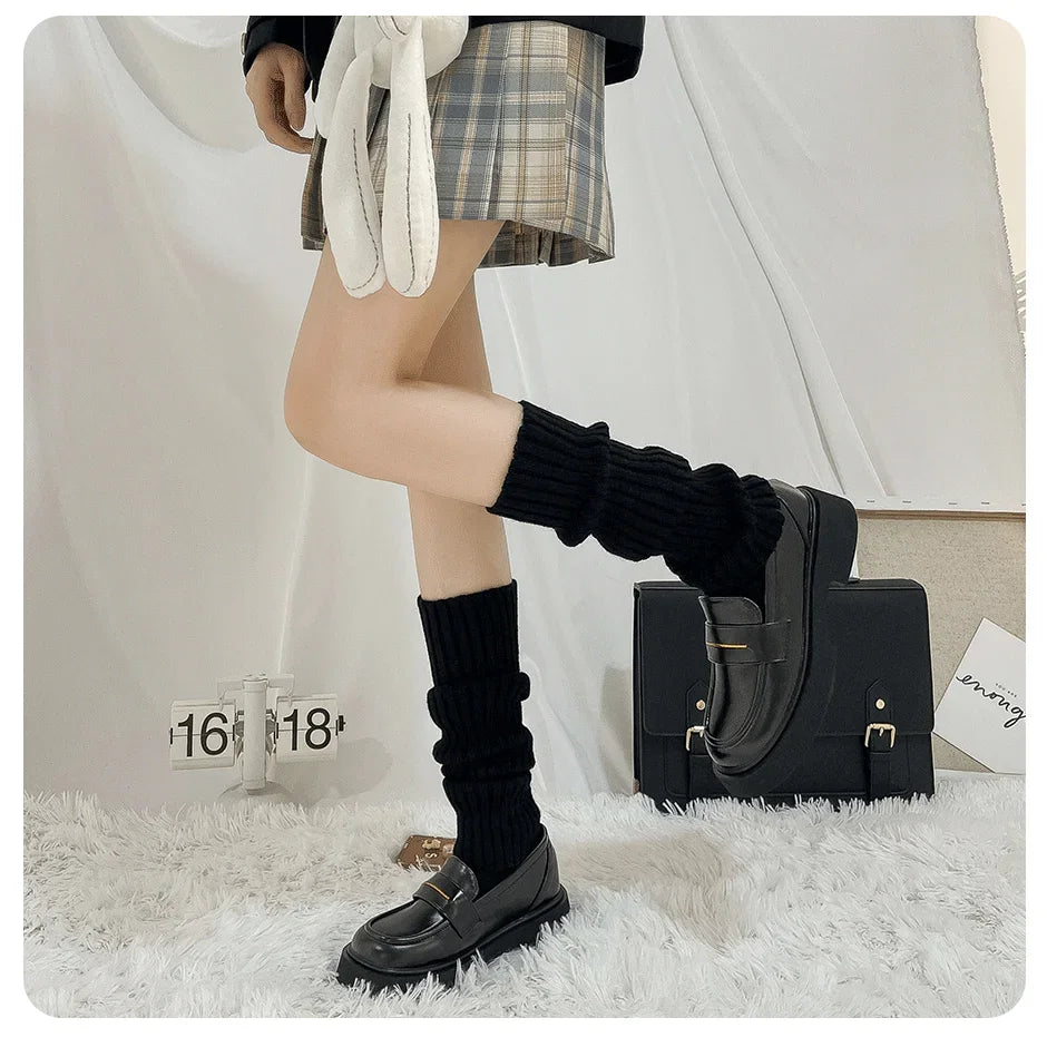 Polyester Elastane Acrylic Leg Warmers for Women