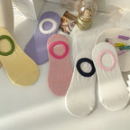 5 Pair Women Low Cut Nylon Ankle Socks