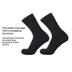 Polyester Elastane Cycling Socks Knee High Breathable Sports Gear