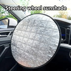 Reflective Aluminum Foil Car Steering Wheel Sun Shade Cover