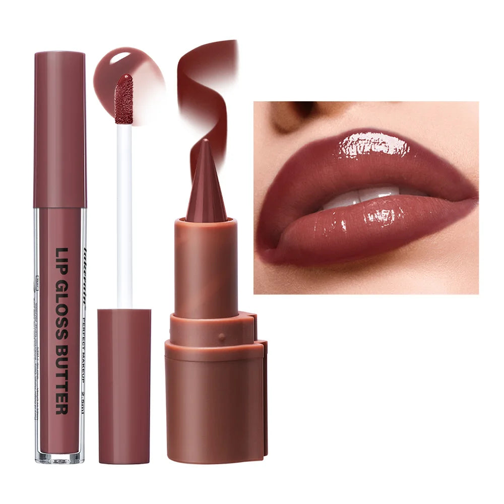 Water Lip Stain and Lip Gloss Butter Combo Set - 13