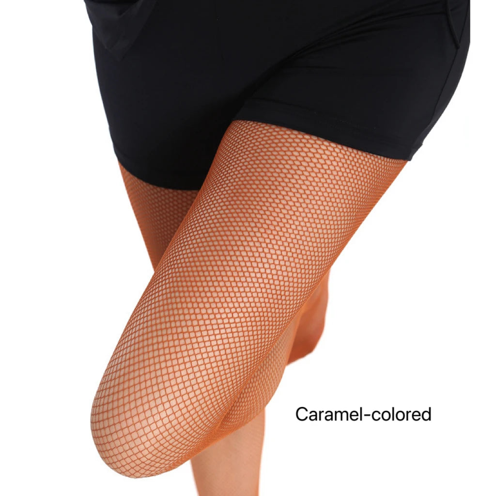 Nylon Fishnet Pantyhose for Ballroom and Latin Dance