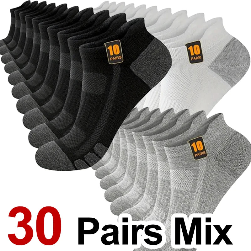 Polyester Elastane Low Cut Athletic Socks