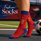 Cotton Polyester Knee High Athletic Socks