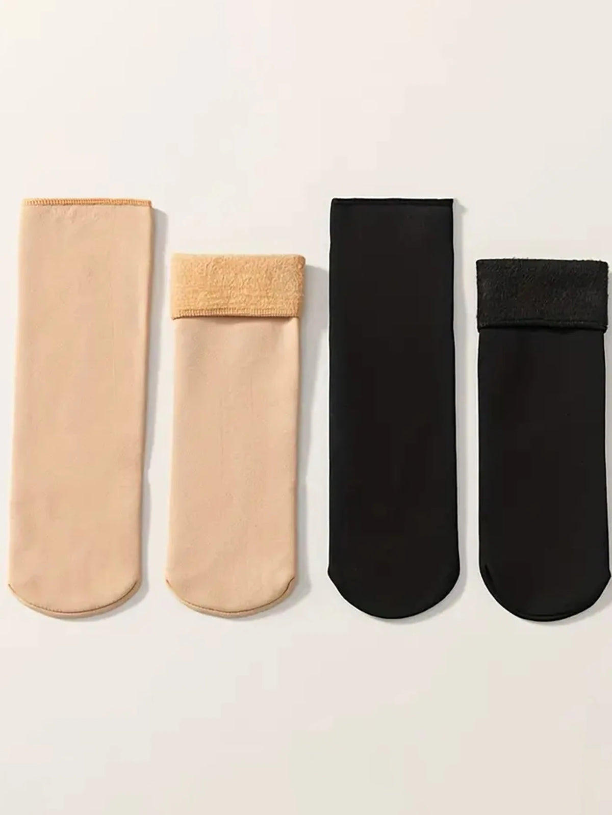 Thick Velvet Fleece Lined Winter Socks