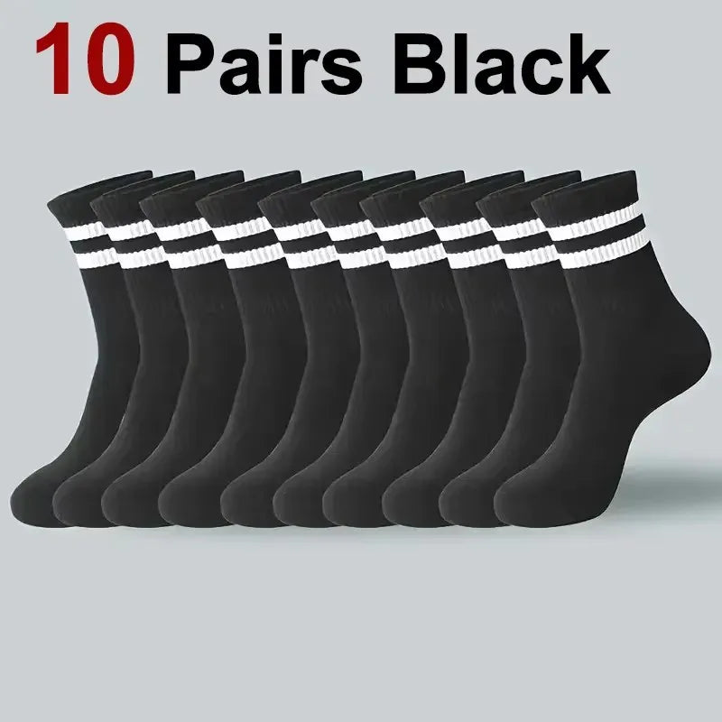 Polyester Elastane Crew Socks Multi Pack - 12