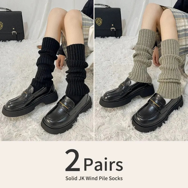 Polyester Elastane Acrylic Leg Warmers for Women