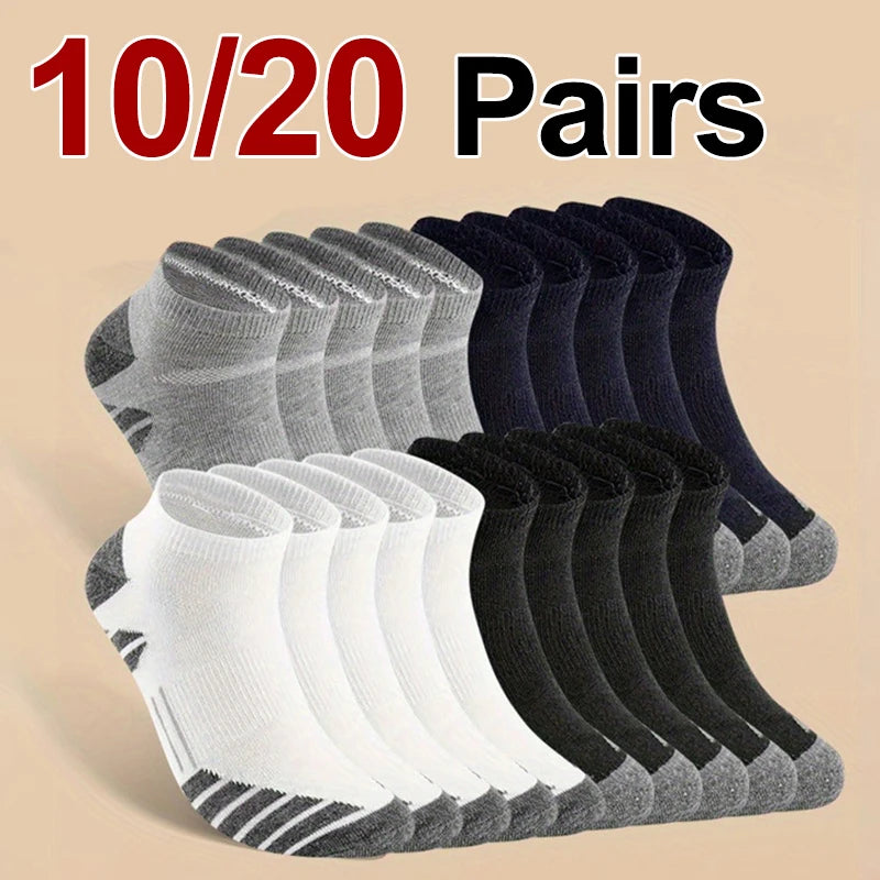 Polyester Elastane Low Cut Athletic Socks - 1