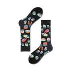 Polyester Elastane Sushi Print Crew Socks