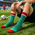 Cotton Polyester Knee High Athletic Socks