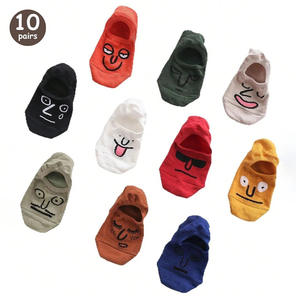 5 Pack Mens Polyester Blend Breathable Ankle Socks