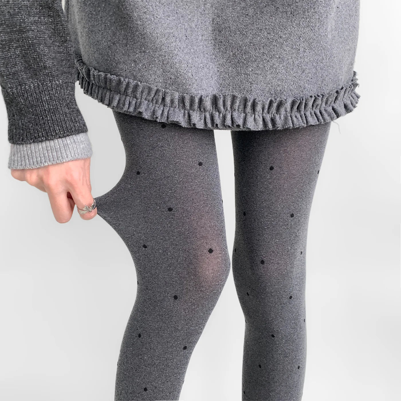 Polka Dot Nylon Pantyhose Tights for Women - 1