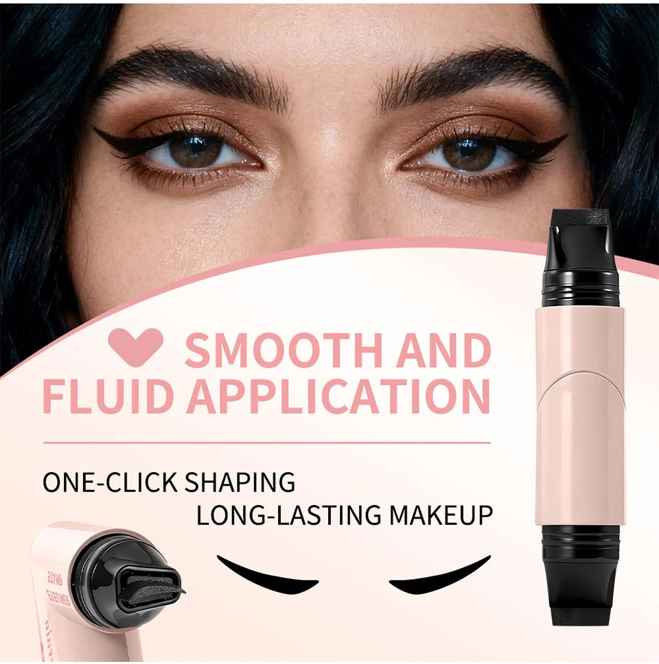 Liquid Eyeliner Stamp Waterproof Winged Eye Makeup Pen