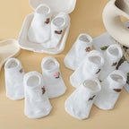 5 Pack Mens Polyester Blend Breathable Ankle Socks