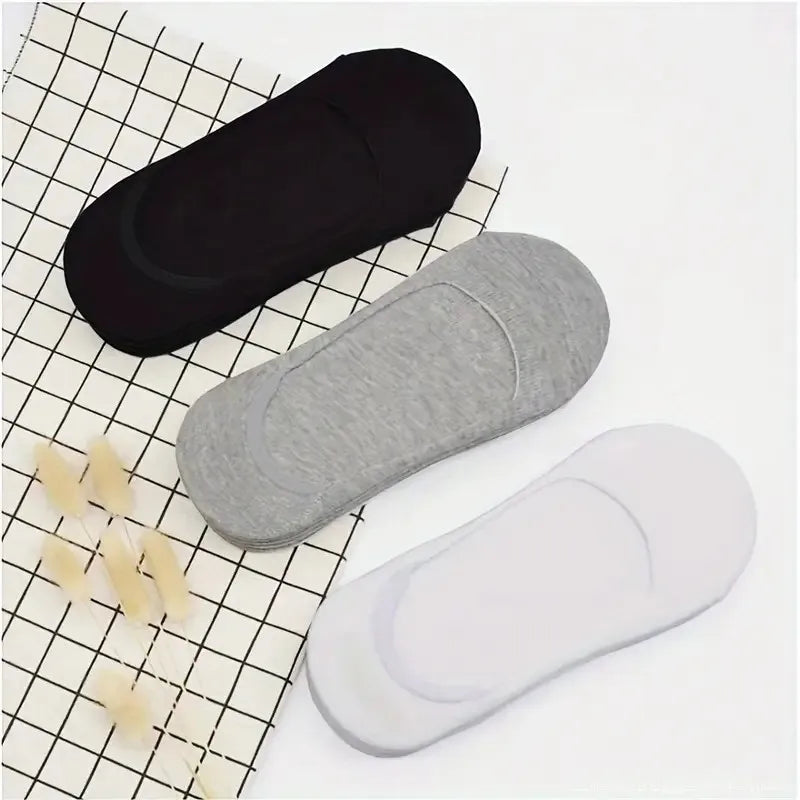 Polyester Elastane Low Cut Invisible Socks - 5