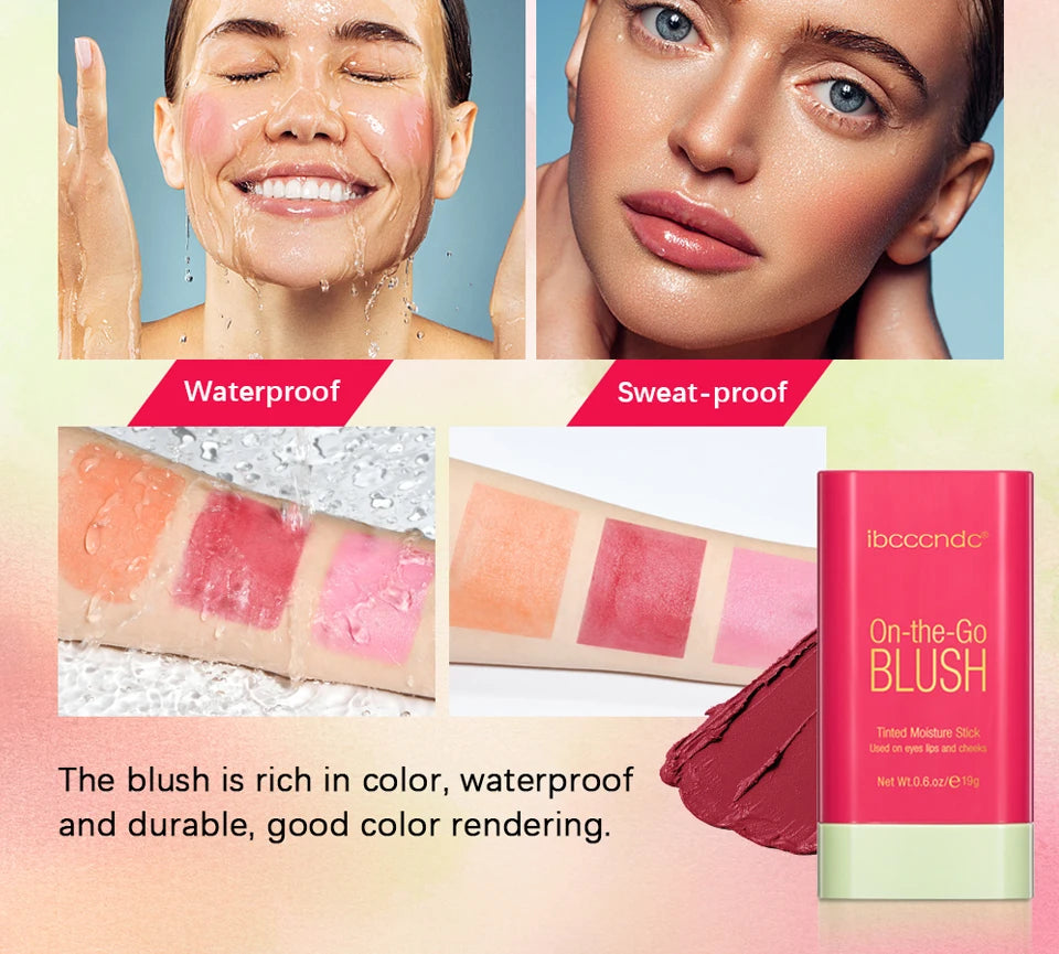 Cream Blush Stick Tinted Moisturizing Face Makeup - 22