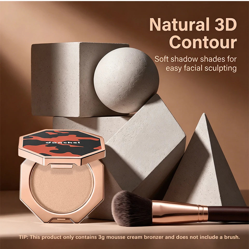 Cream Mousse Bronzer Matte Face Sculpting Makeup - 16