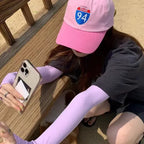 Nylon Fingerless Elbow Length Arm Warmers
