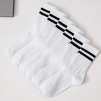 Polyester Elastane Crew Socks Set