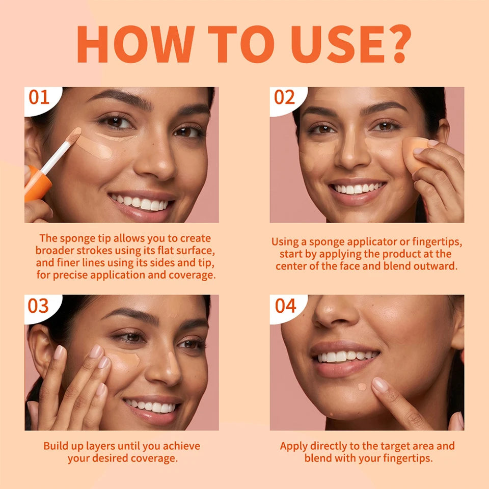 Liquid Foundation and Concealer Velvet Matte Finish