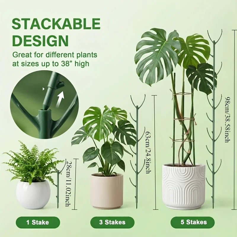 Plastic Plant Support Stakes for Climbing Stems