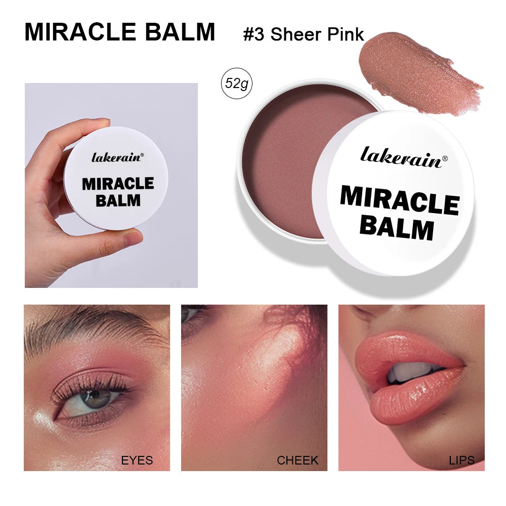 Multipurpose Cream Tint Balm for Cheeks Lips and Eyelids