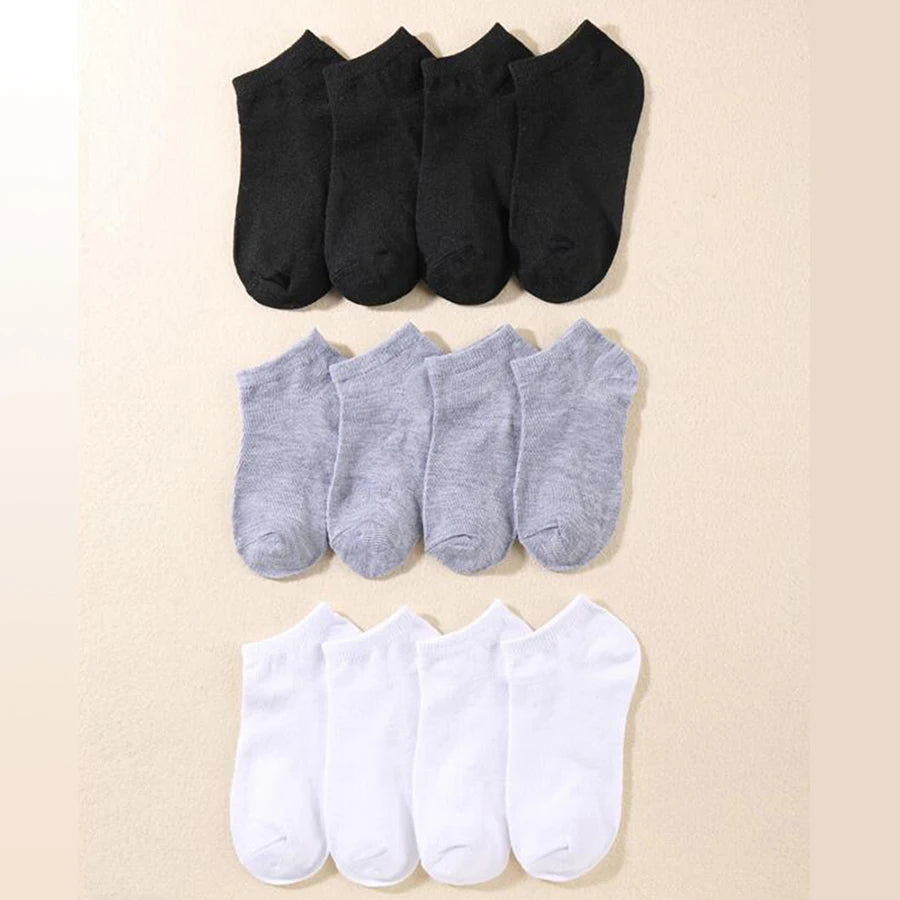 Polyester Elastane Low Cut Ankle Socks 20 Pair Pack
