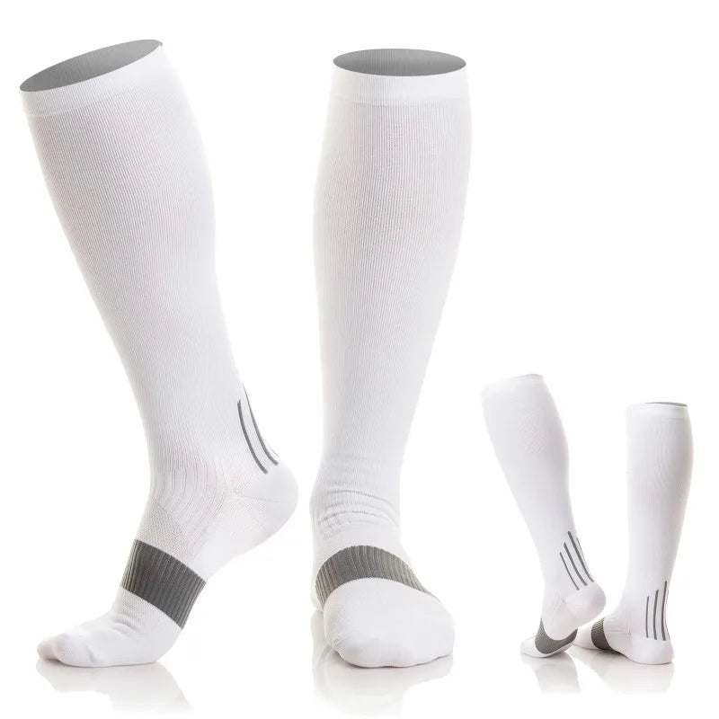 Nylon Elastane Compression Socks for Sports and Travel - 10