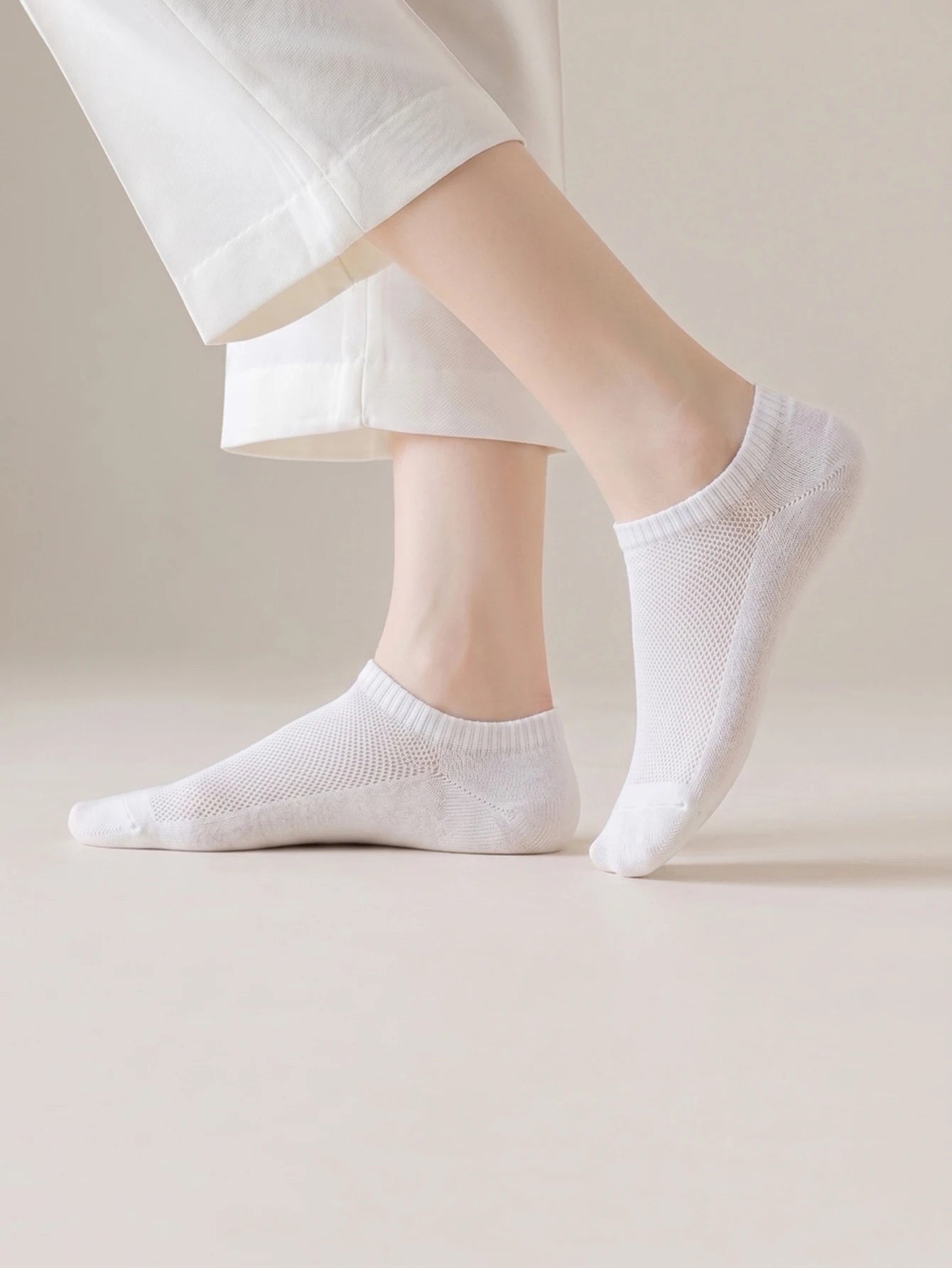 Polyester Elastane Women Crew Socks - 2