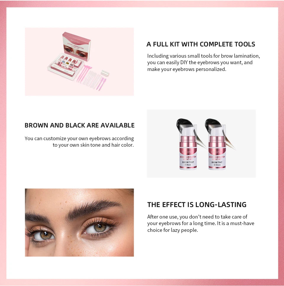 Professional Eyebrow Lamination and Tinting Kit - 9