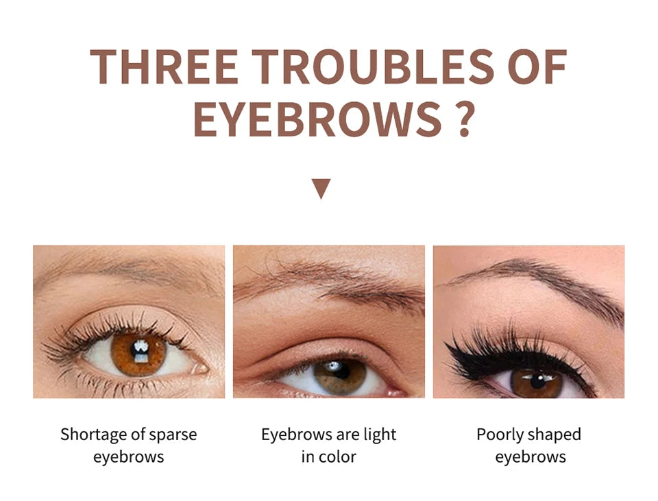 Waterproof Peel Off Eyebrow Tint Liquid Dyeing Cream