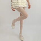 Nylon Cross Strap Ballet Style Pantyhose Tights