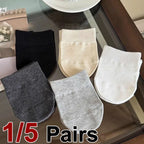 Polyester Elastane Women Half Forefoot Invisible Socks