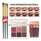 9 Color Powder Eyeshadow Palette with Makeup Brush