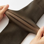 Fleece Lined Translucent Elastic Winter Thermal Leggings
