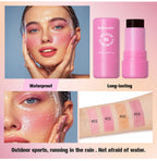 Cooling Water Jelly Tint Blush Stick for Lips and Cheeks