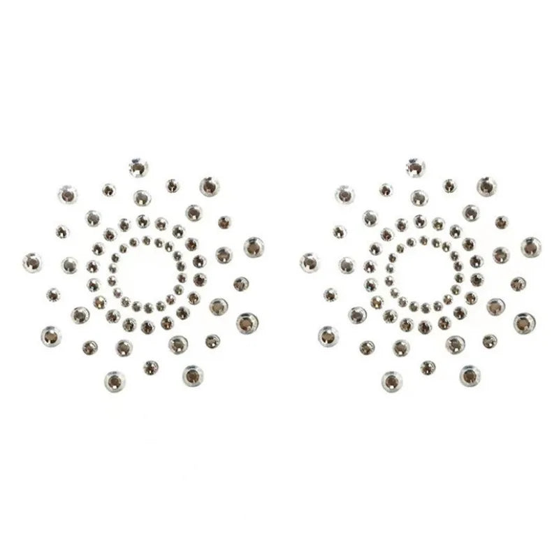 Silicone Rhinestone Nipple Covers