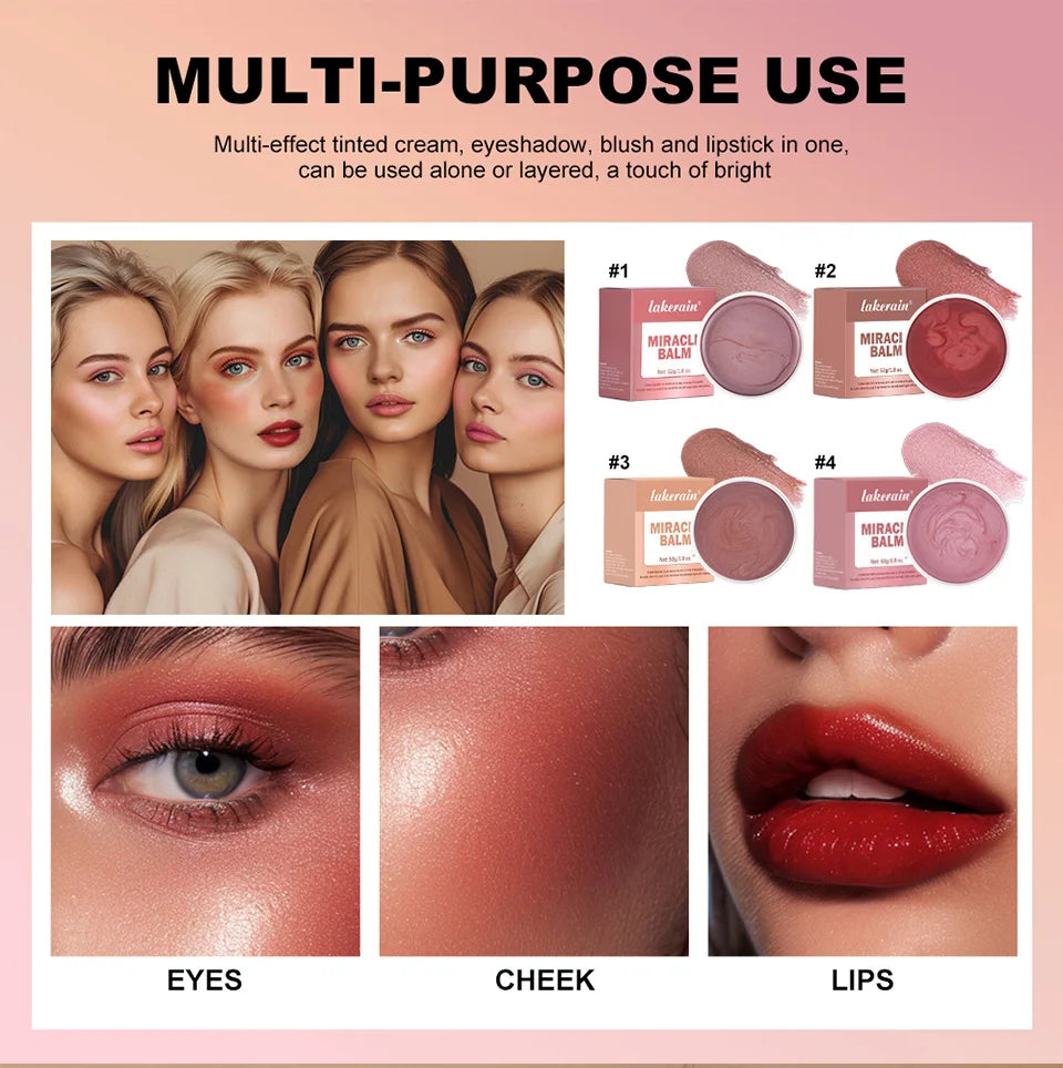 Multipurpose Cream Tint Balm for Cheeks Lips and Eyelids - 11