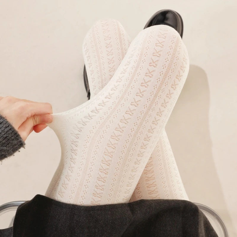 Nylon Lolita Jacquard Patterned Tights
