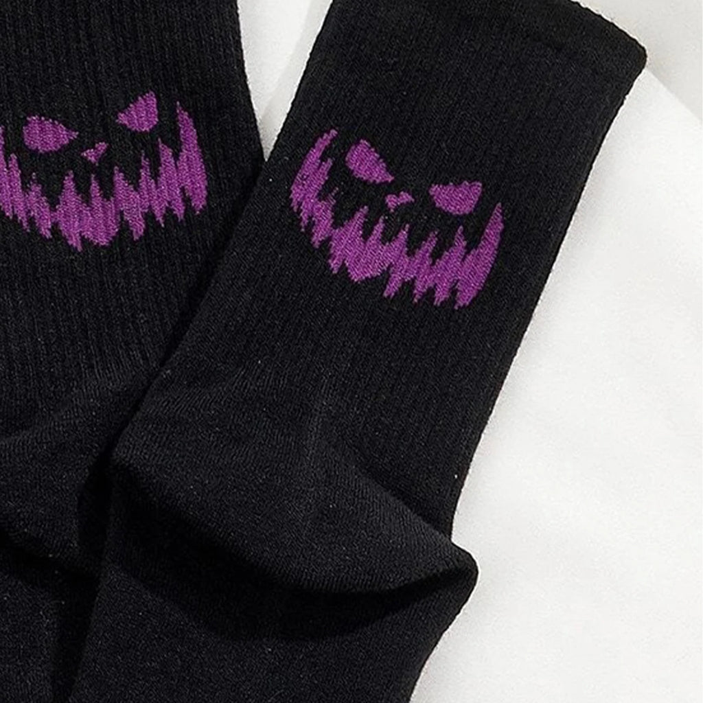 Unisex Halloween Themed Polyester Crew Socks