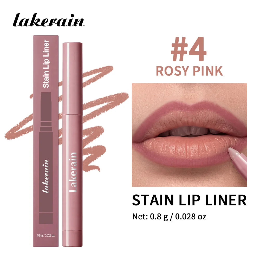 Matte Lip Liner Pencil Waterproof Long Lasting Contour Pen