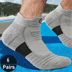 Polyester Spandex Athletic Ankle Socks